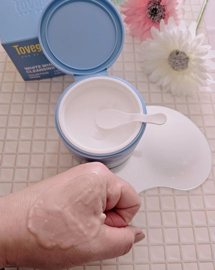 カラーフードシリーズホワイトホールサムクレンジングバーム/Tovegan/クレンジングバームを使ったクチコミ(7枚目)