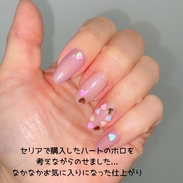 ジェルミーワン ジェルネイルのクチコミ「自分で簡単🙆‍♀️ジェル並みのセルフネイルが可愛い💅

ジェルミーワンは硬化ライトがあれば
簡.....」（3枚目）