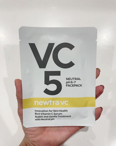 newtra VC 5 フェイスマスク/newtra vc/シートマスク・パックを使ったクチコミ（2枚目）