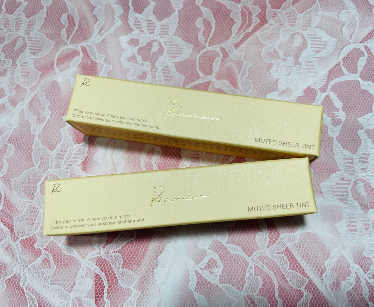 ミューテッドシアーティント/Ririmew/リップティントを使ったクチコミ（1枚目）