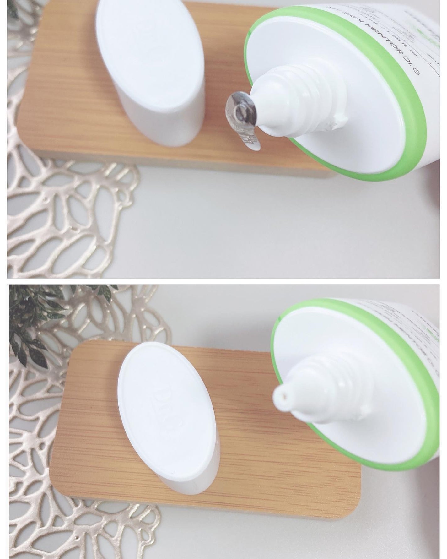 グリーンマイルドアップサンプラス/Dr.G/日焼け止めクリームを使ったクチコミ(2枚目)