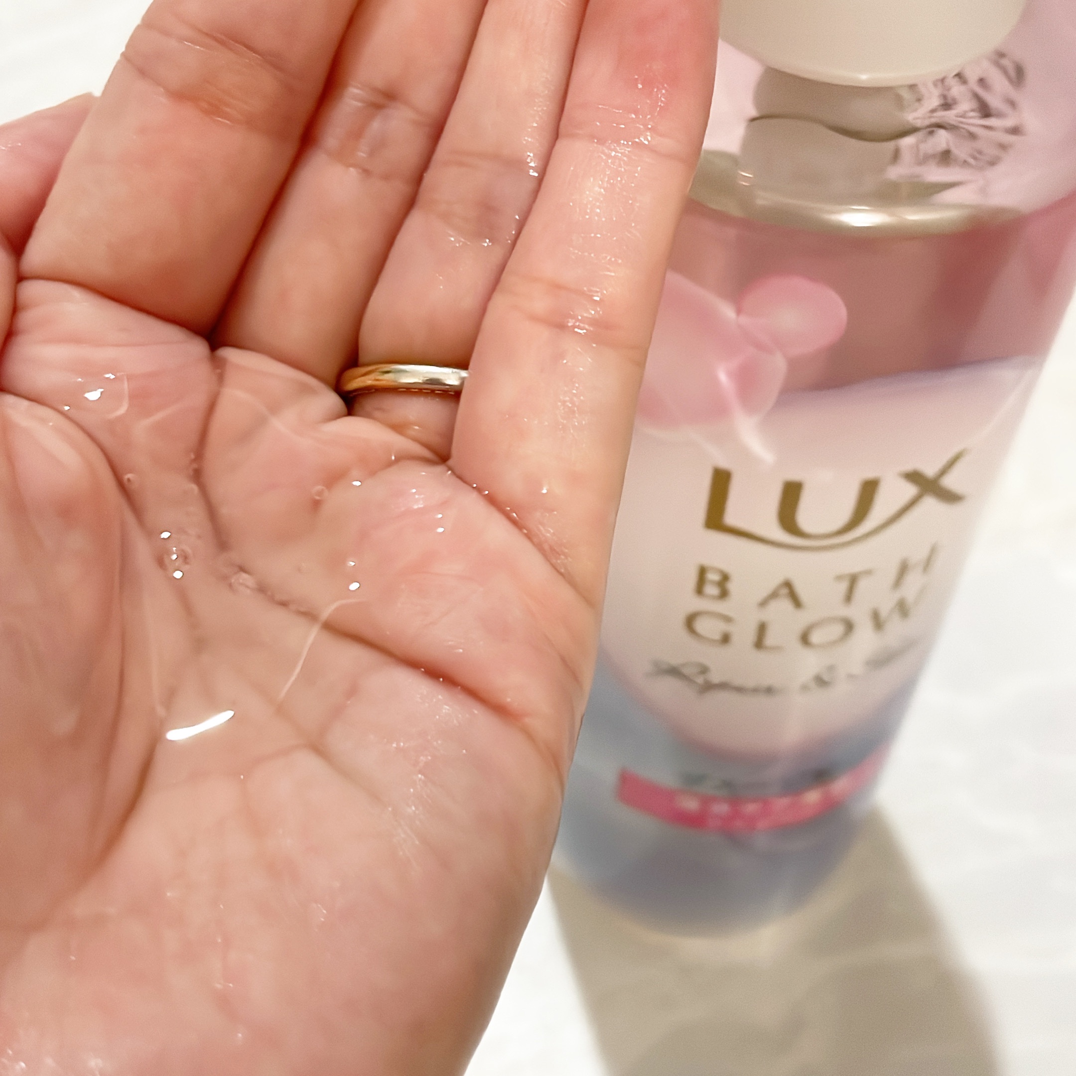 バスグロウ リペア&シャイン シャンプー／トリートメント/LUX/シャンプー・コンディショナーを使ったクチコミ（3枚目）