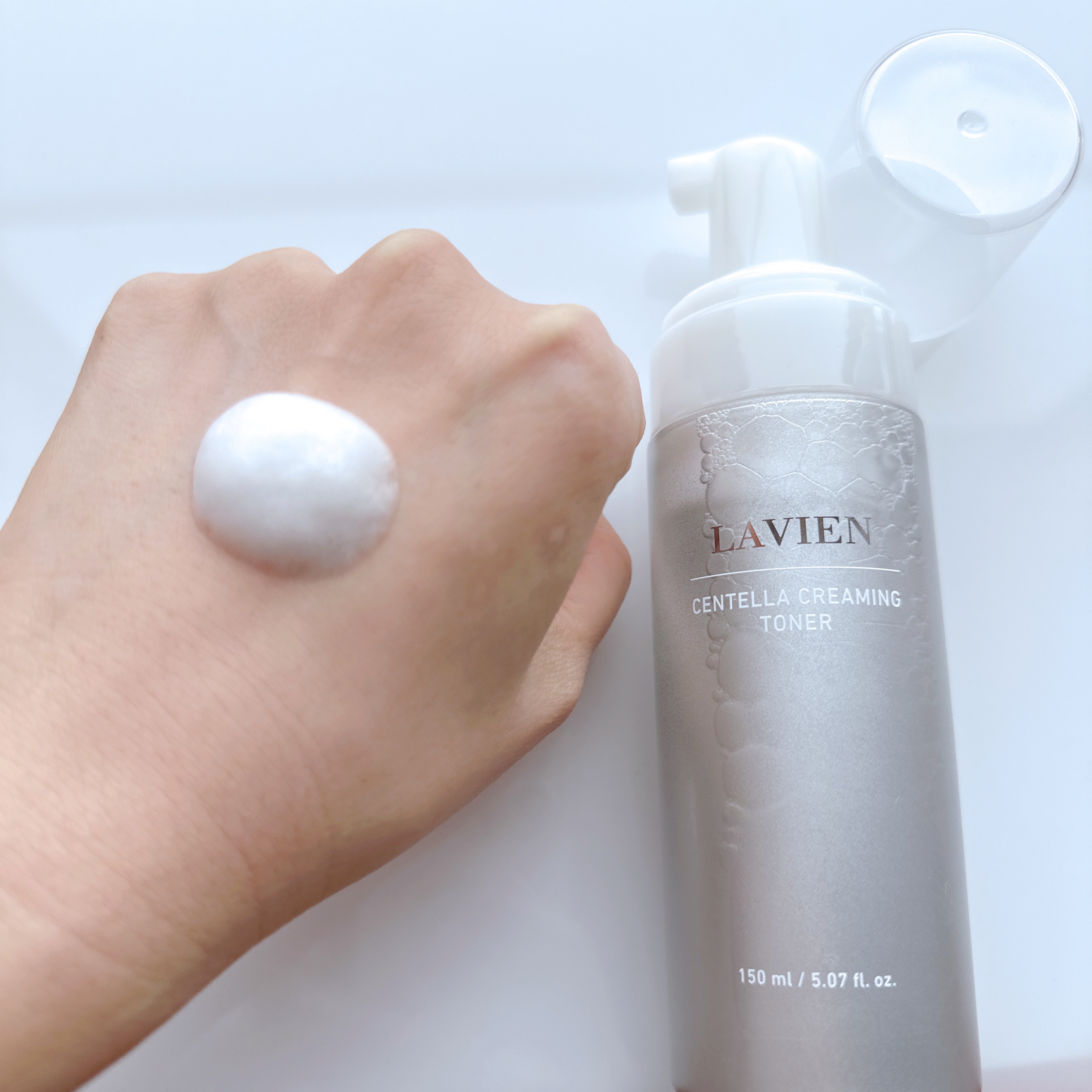 センテラクリーミング​トナー/LAVIEN/化粧水を使ったクチコミ（3枚目）