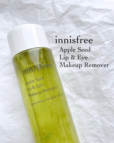 アップルシード リップ＆アイメイク リムーバー/innisfree/ポイントメイクリムーバーを使ったクチコミ（1枚目）