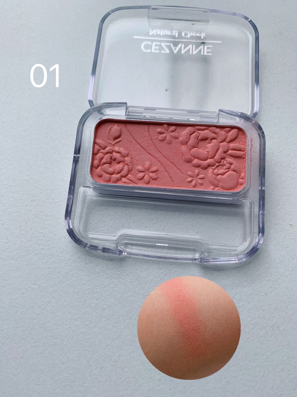 ナチュラル チークN/CEZANNE/パウダーチークを使ったクチコミ(2枚目)