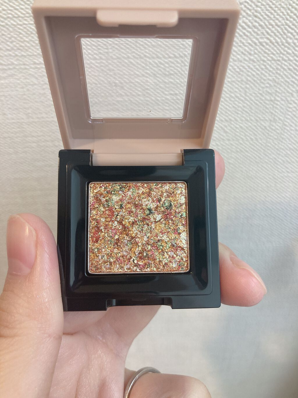 リシェ オーロラグリッター アイズ BR-1 グリッターブラウン系/Visée/ジェル・クリームアイシャドウを使ったクチコミ（3枚目）