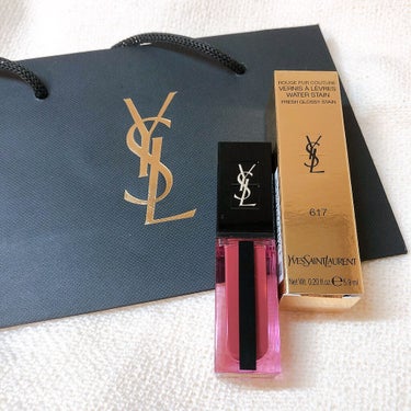 ルージュ ピュールクチュール ヴェルニ ウォーターステイン/YVES SAINT LAURENT BEAUTE/口紅を使ったクチコミ（1枚目）