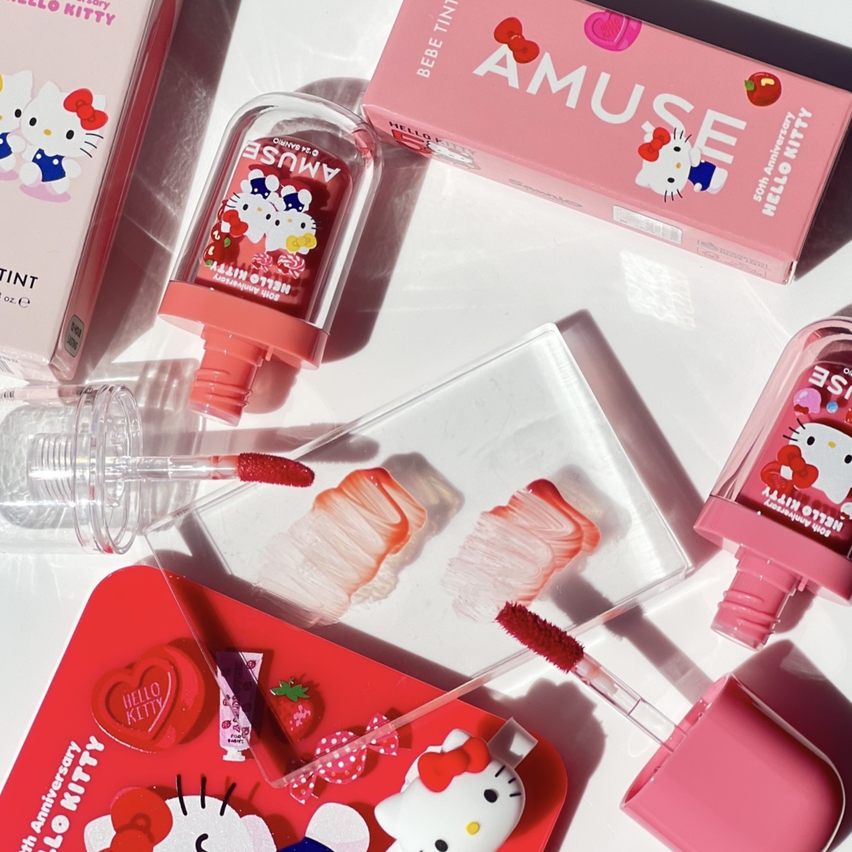 ジェルフィットティント/AMUSE/リップティントを使ったクチコミ（3枚目）