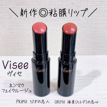 ネンマクフェイク ルージュ/Visée/口紅を使ったクチコミ（1枚目）