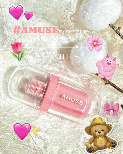 ジェルフィットティント/AMUSE/リップティントを使ったクチコミ(1枚目)