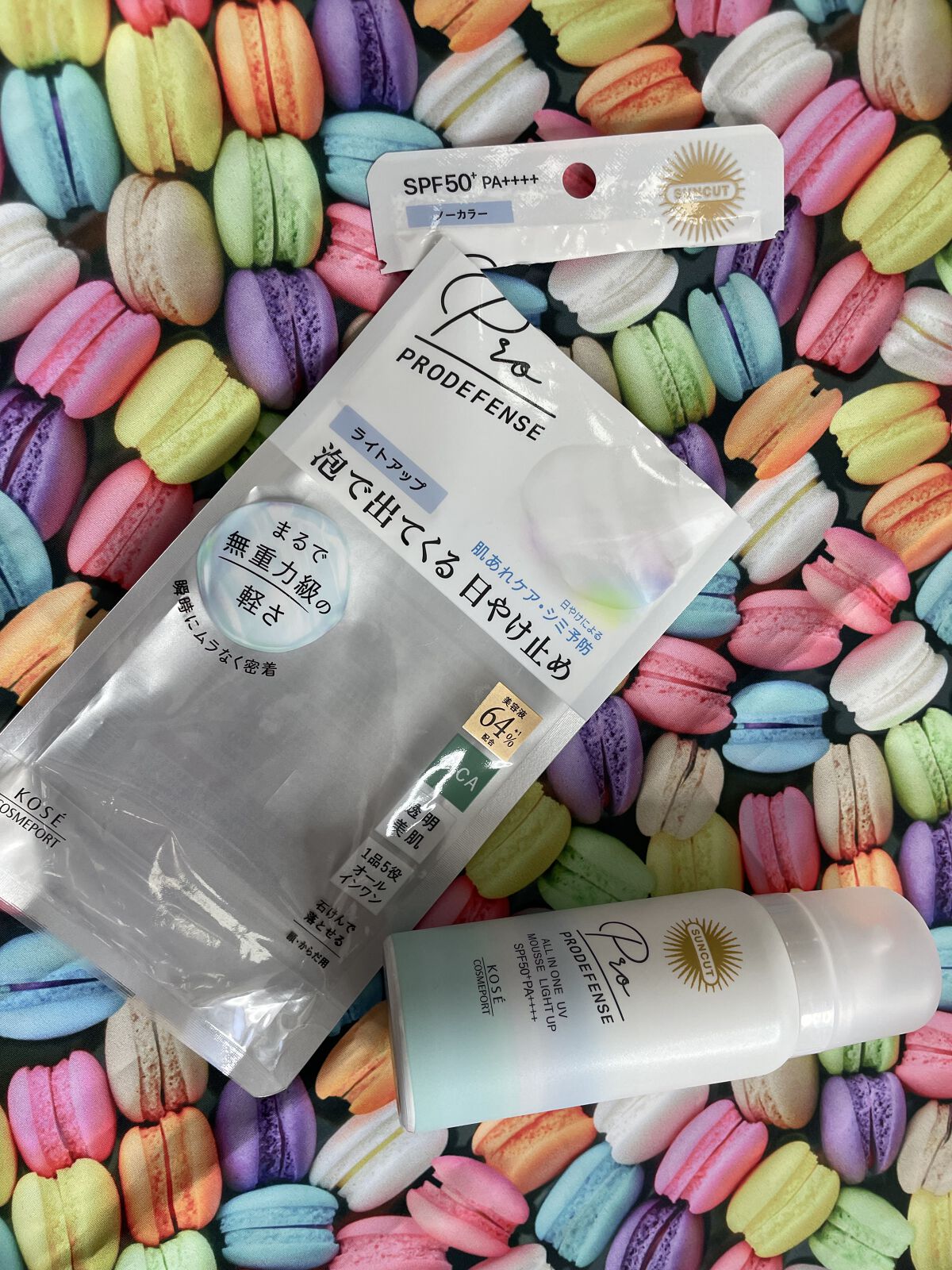 プロディフェンス オールインワンUV ムース（ライトアップ）/サンカット®/日焼け止めクリームを使ったクチコミ（2枚目）