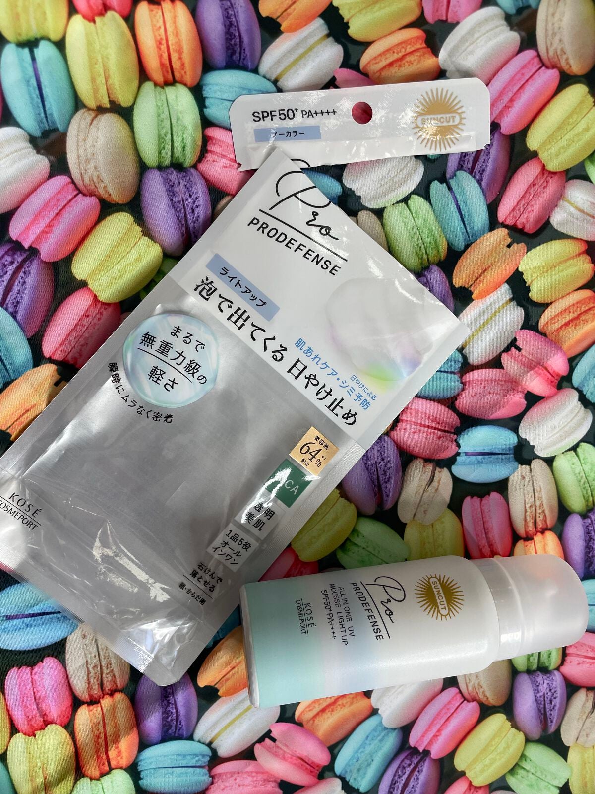 プロディフェンス オールインワンUV ムース(ライトアップ)/サンカット®/日焼け止めクリームを使ったクチコミ(2枚目)