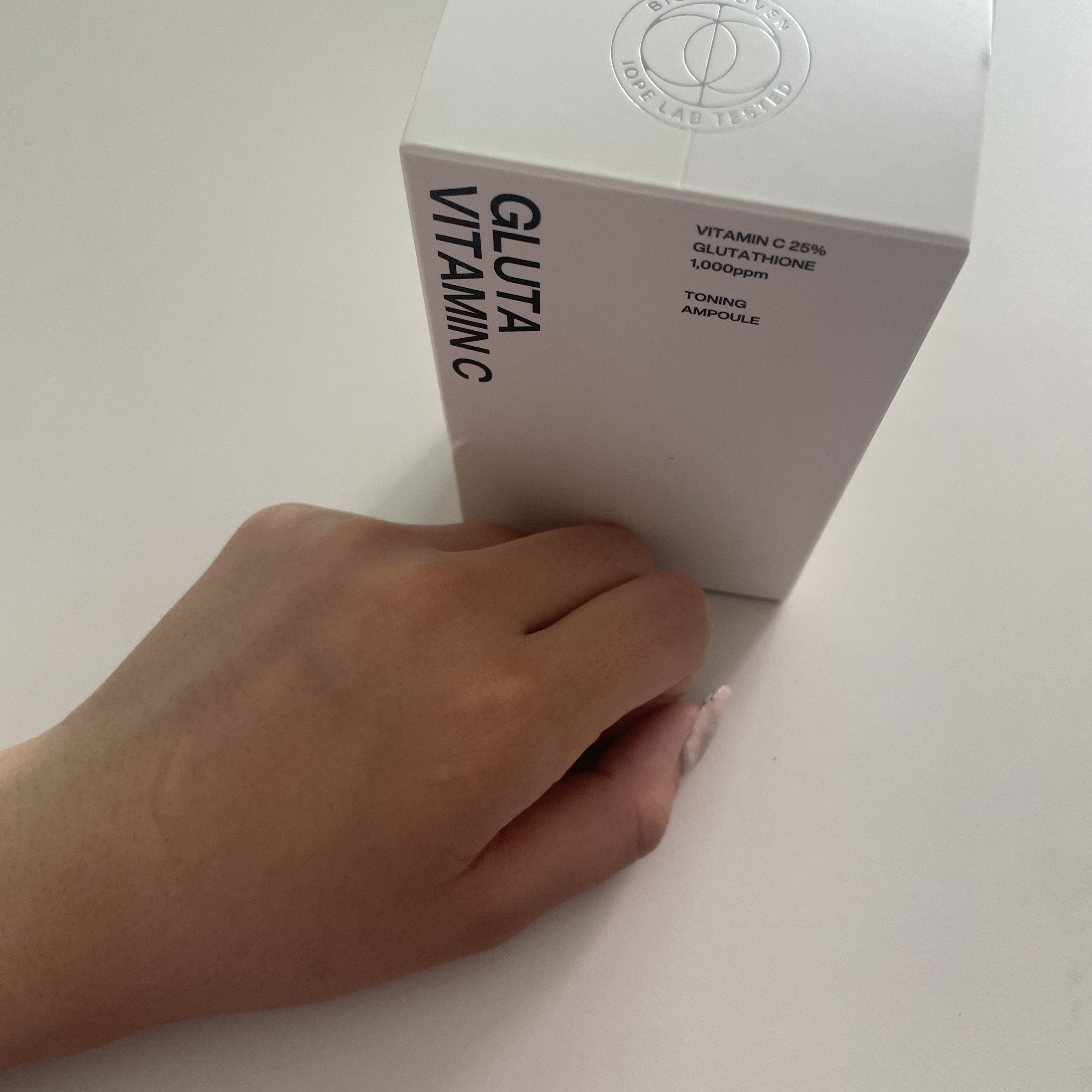 グルタ ビタミンC トーニング アンプル/IOPE/美容液を使ったクチコミ（3枚目）