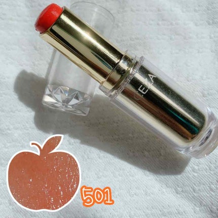 ラスティンググロスリップ/CEZANNE/口紅を使ったクチコミ(3枚目)