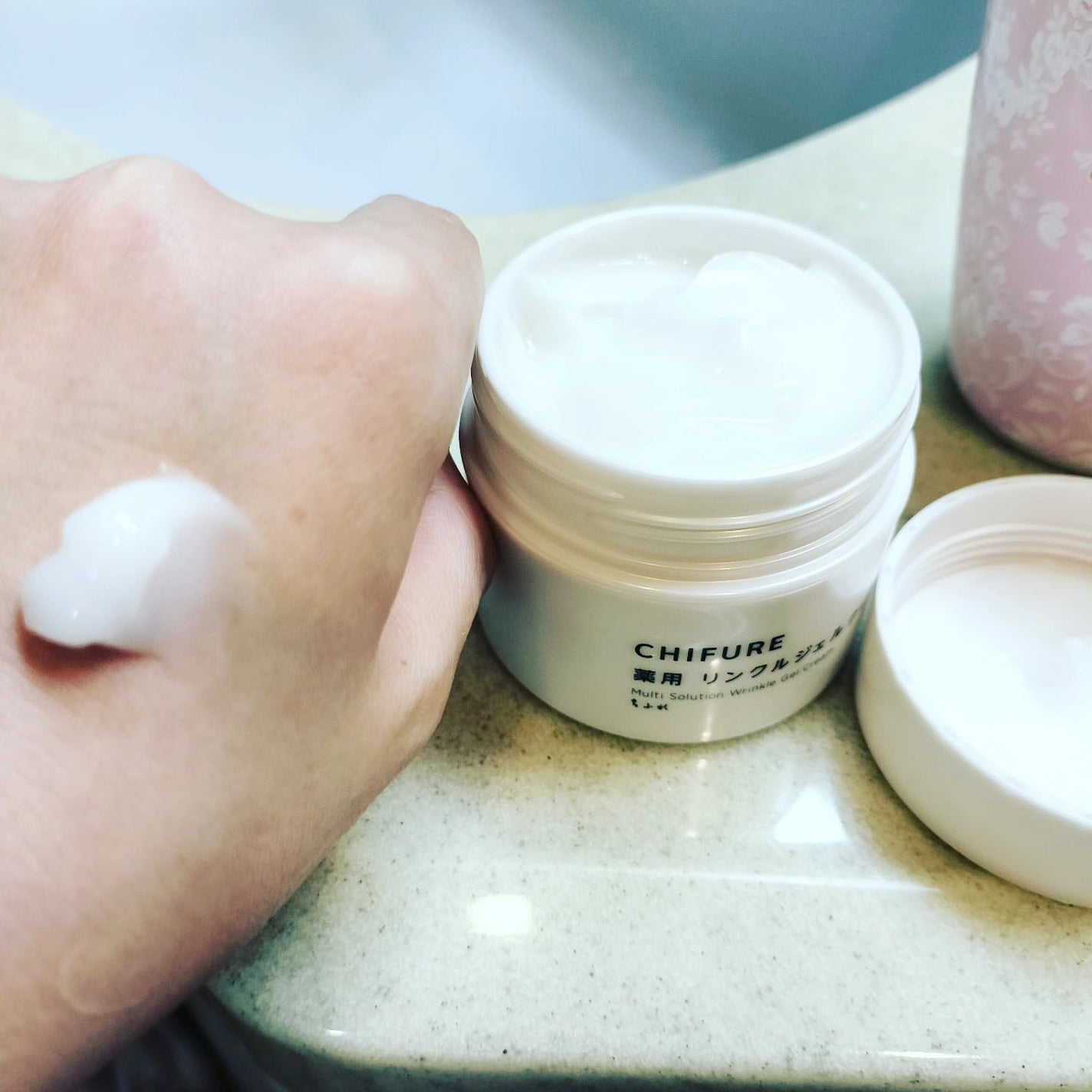 薬用 リンクルジェルクリーム/ちふれ/オールインワン化粧品を使ったクチコミ(5枚目)