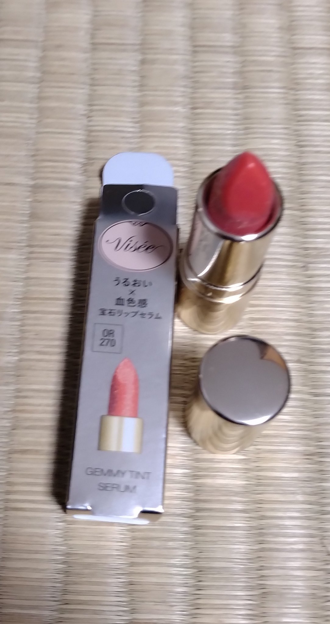 ジェミィ ティント セラム OR270 サンストーン/Visée/リップティントを使ったクチコミ（1枚目）