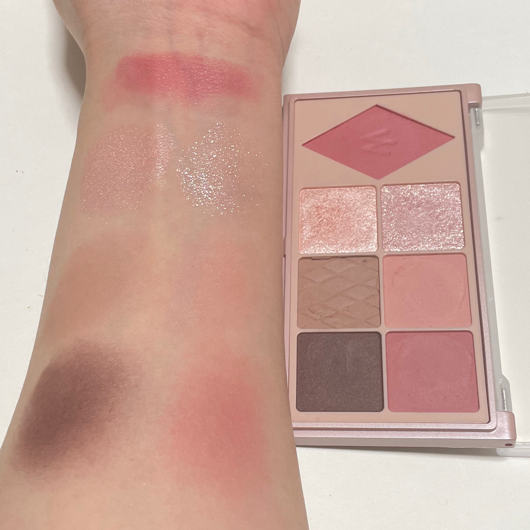 ウォンジョンヨ Ｗ デイリームードアップパレット /Wonjungyo/アイシャドウパレットを使ったクチコミ（2枚目）