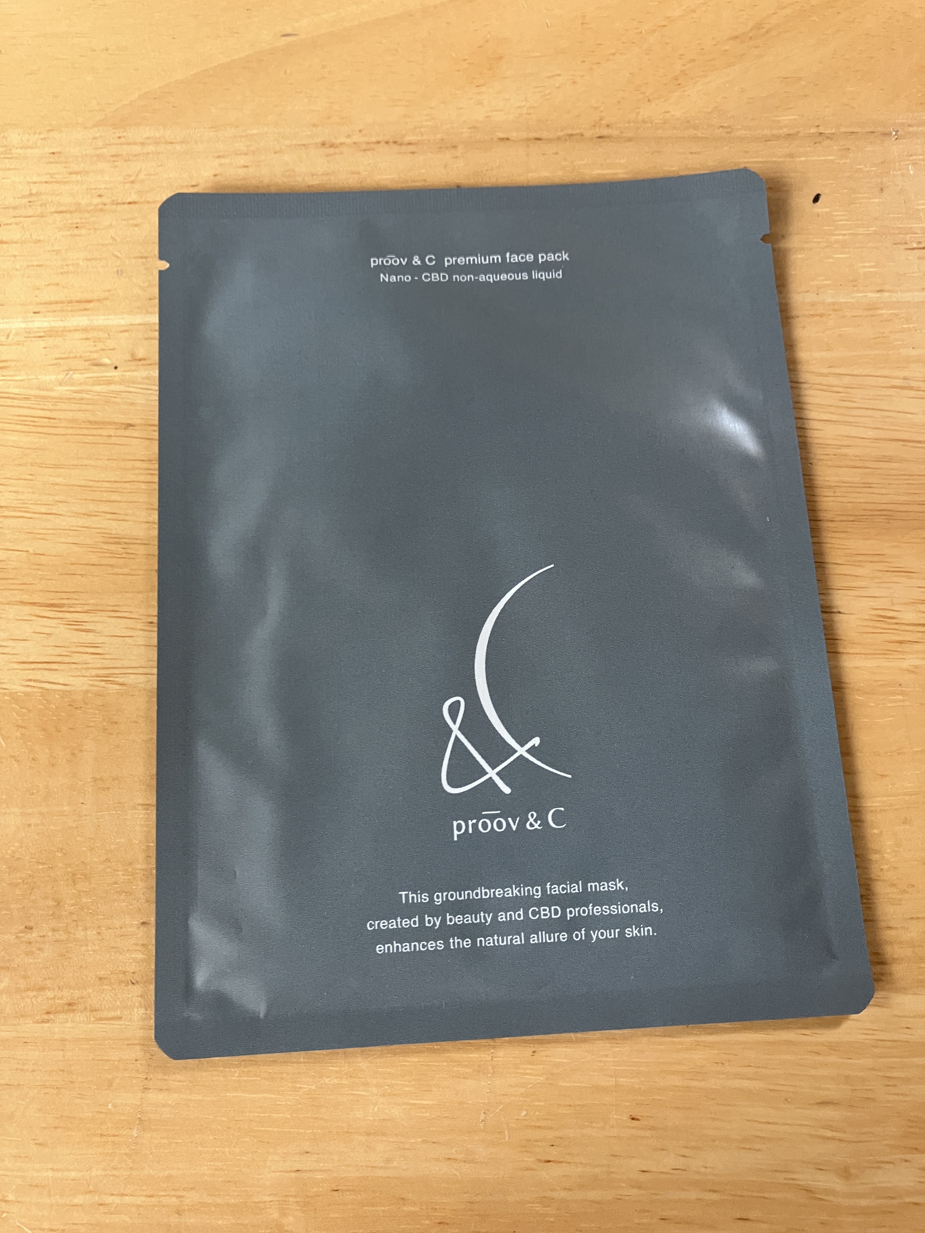 高濃度ナノCBDフェイスパック/proov &C/シートマスク・パックを使ったクチコミ（1枚目）