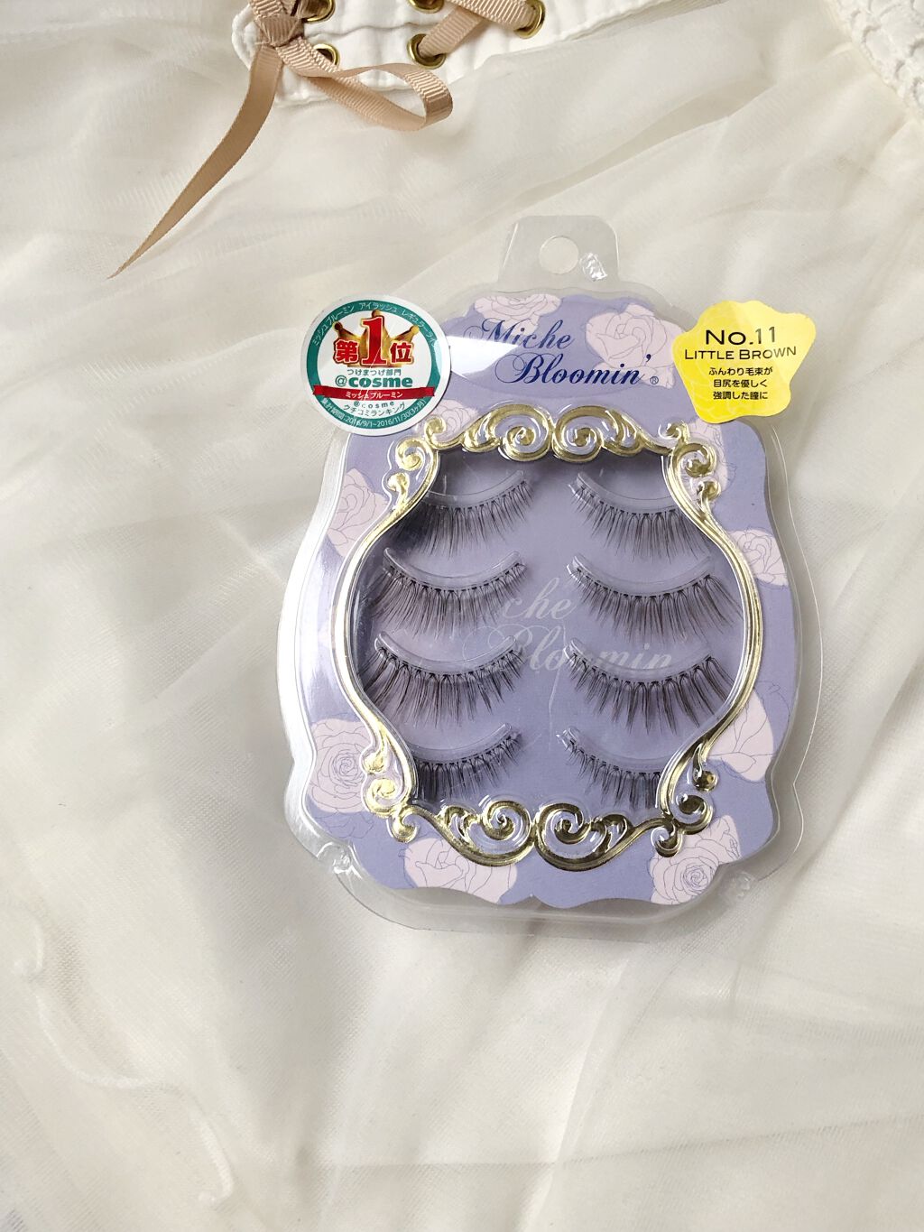 ミッシュブルーミン ミッシュブルーミン 3Dアイラッシュラインのクチコミ「



ミッシュブルーミン アイラッシュ
レギュラーラインNo.11
リトルブラウン

つけま.....」（1枚目）