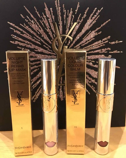 ヴォリュプテ ウォーター カラーバーム 11 フックミーベリー/YVES SAINT LAURENT BEAUTE/口紅を使ったクチコミ(1枚目)