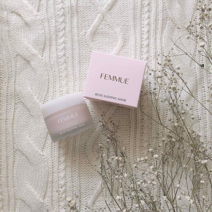 ローズウォーター スリーピングマスク/FEMMUE/フェイスクリームを使ったクチコミ(1枚目)