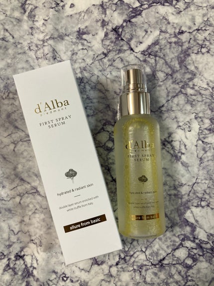 ダルバ ホワイトトリュフファーストスプレーセラム/ダルバ/ミスト状化粧水を使ったクチコミ(1枚目)