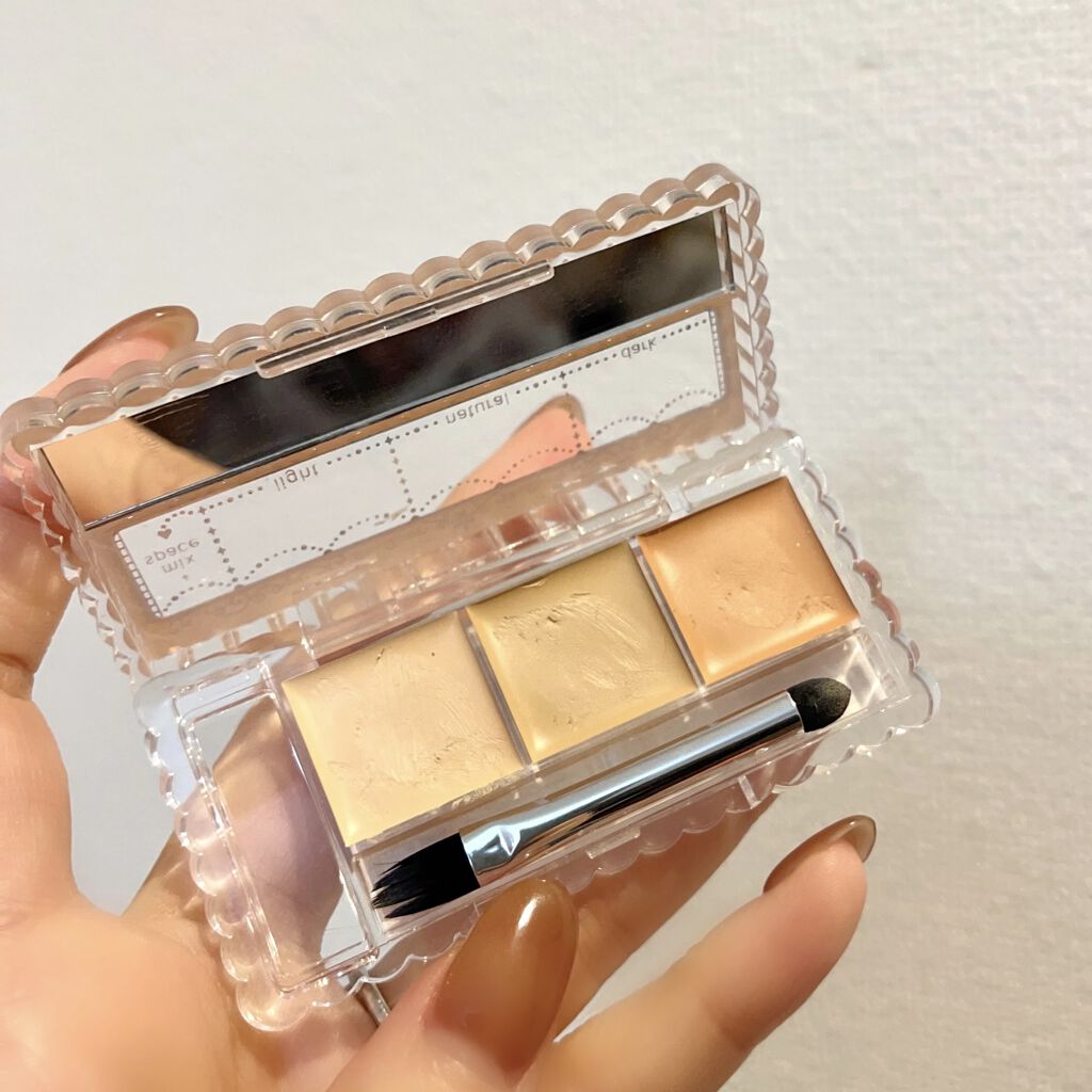 カラーミキシングコンシーラー/キャンメイク/パレットコンシーラーを使ったクチコミ（2枚目）