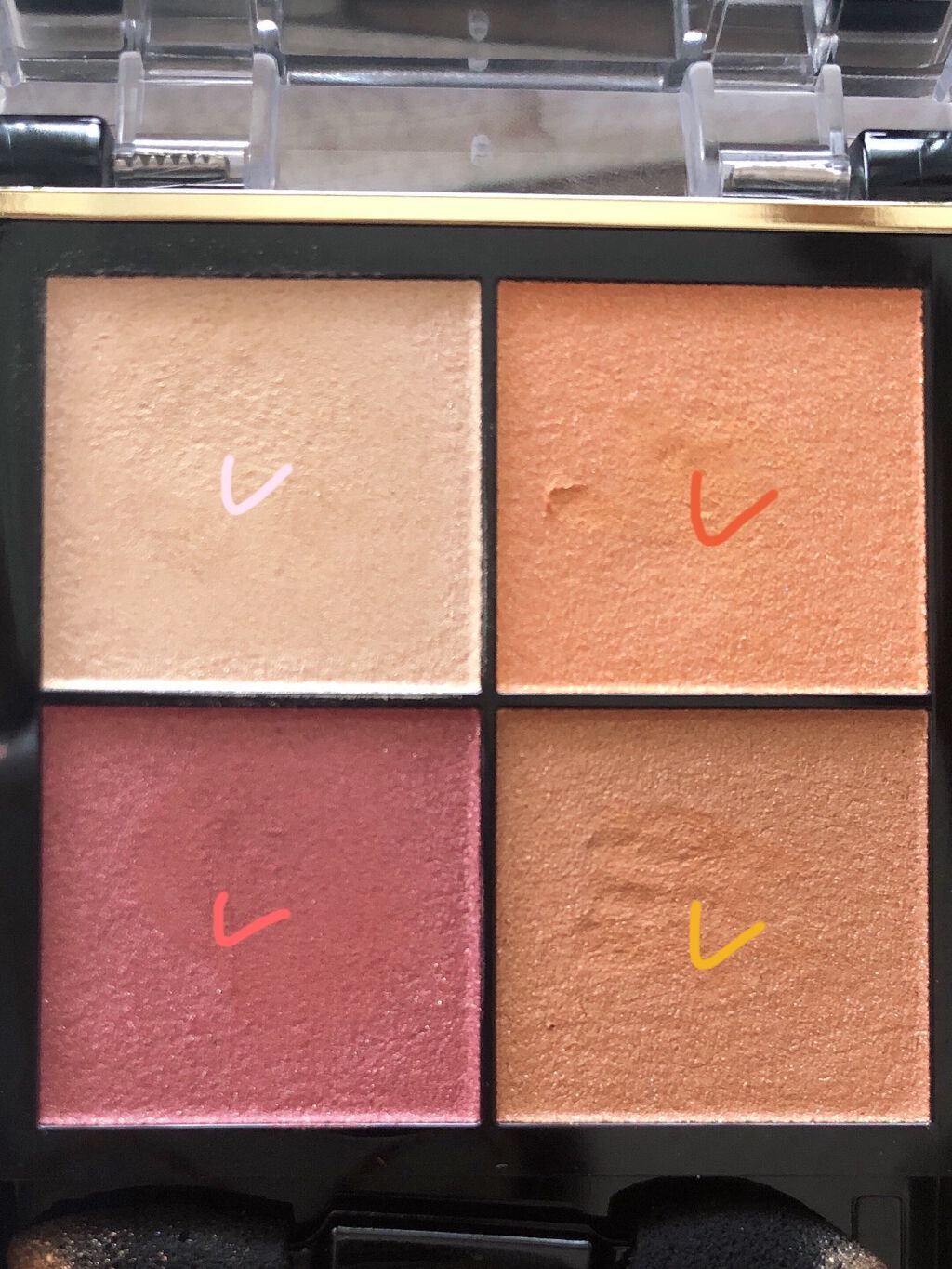 リアルクローズシャドウ/excel/アイシャドウパレットを使ったクチコミ(3枚目)