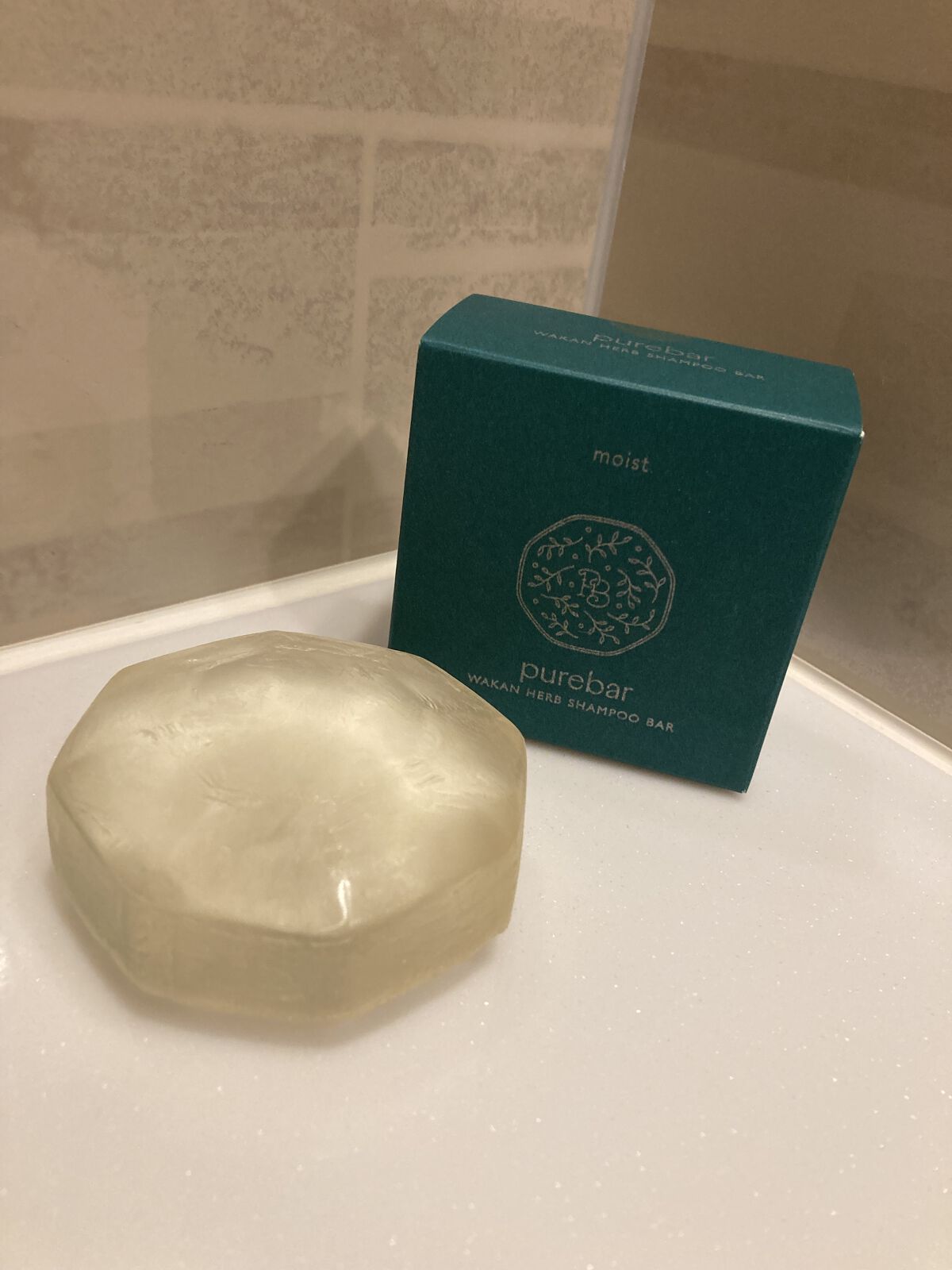 ピュアバー 和漢ハーブシャンプーバー モイスト/purebar/市販シャンプーを使ったクチコミ（1枚目）