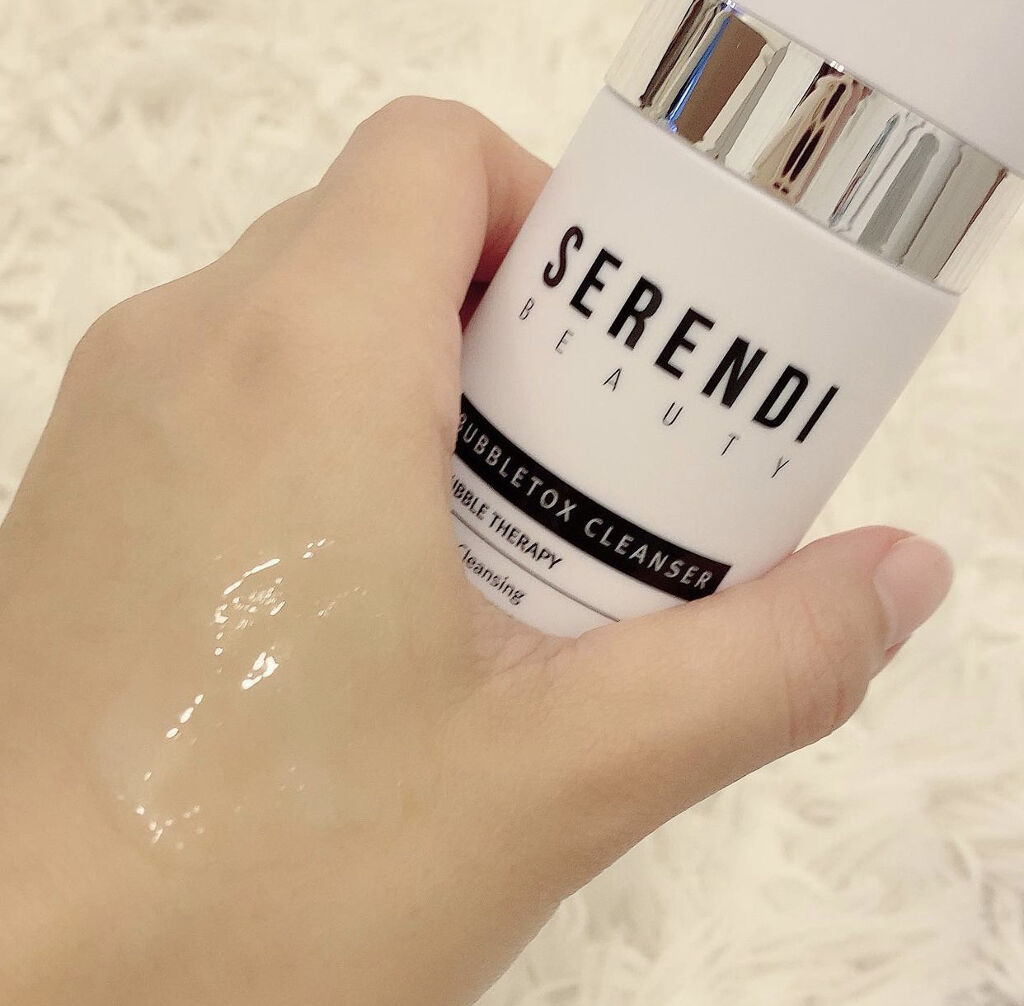 BUBBLE TOX CLEANSER/SERENDI BEAUTY/洗い流すパック・マスクを使ったクチコミ（3枚目）