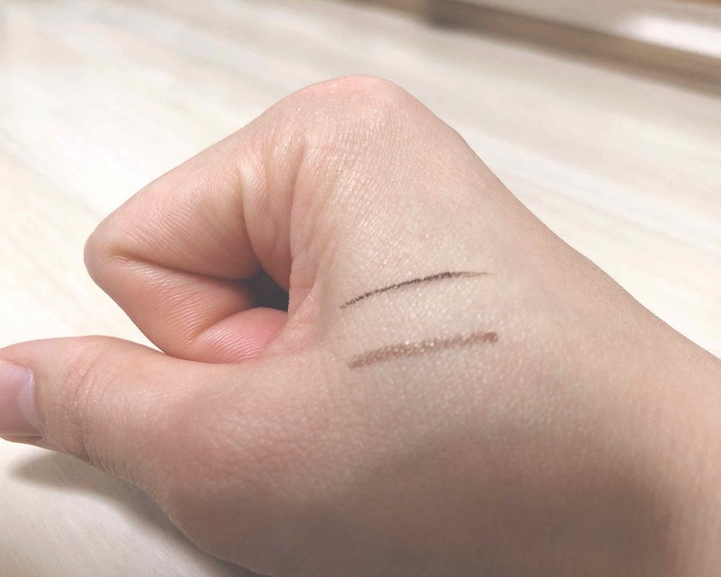 スマッジジェルアイライナー パールチョコ/LB/ジェルアイライナーを使ったクチコミ（3枚目）