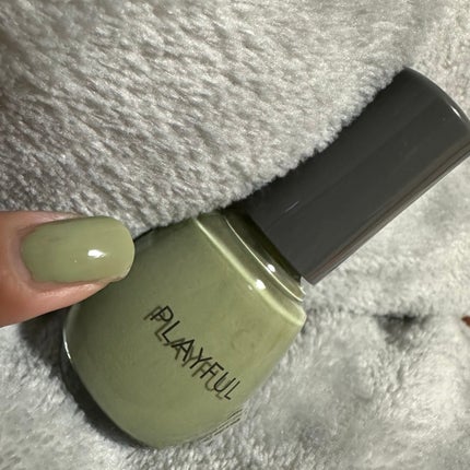 プレイフル アップデートネイル pun-04 オリーブ/PLAYFUL/オールインワンネイルの画像