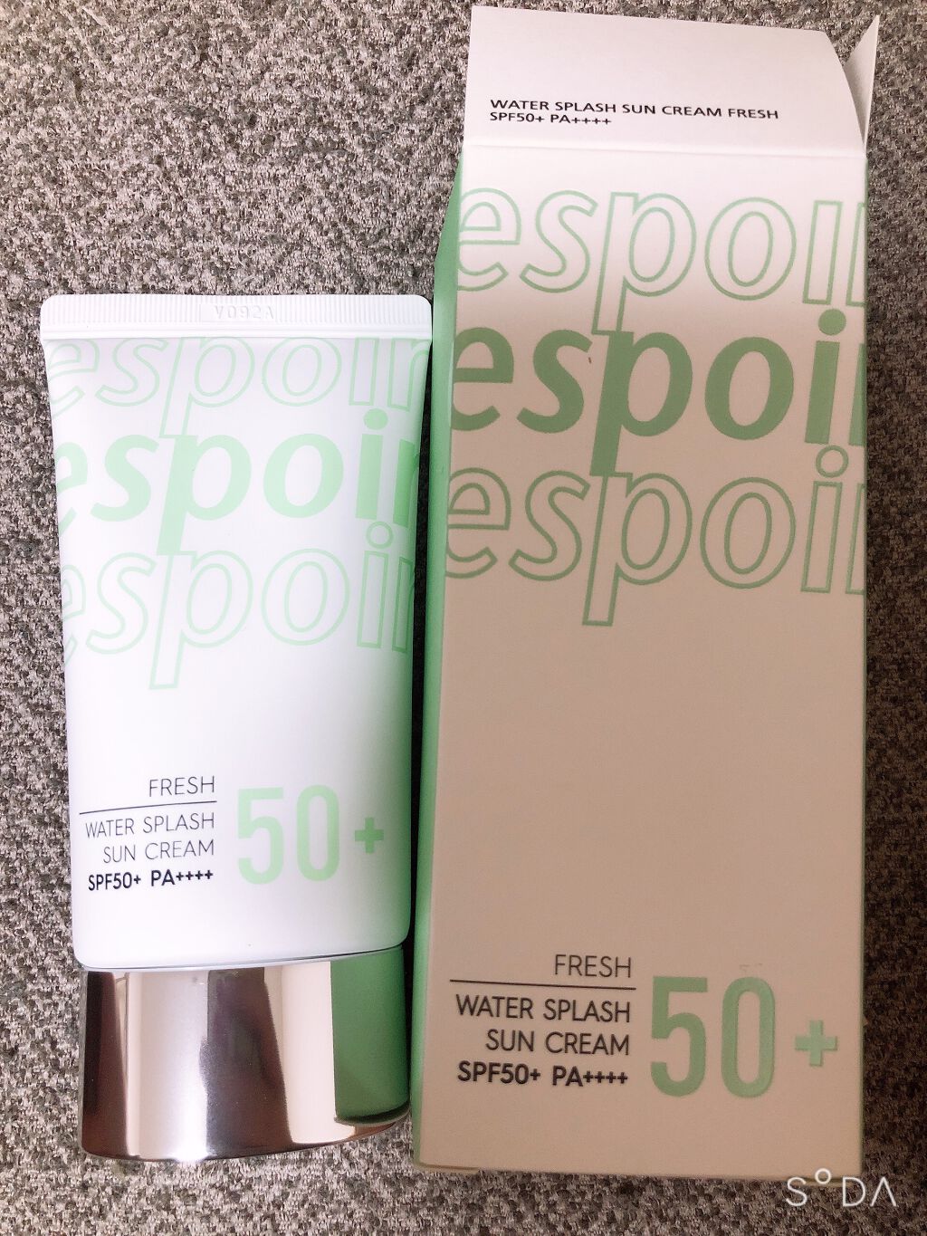 ウォータースプラッシュサンクリーム/espoir/日焼け止め・UVケアを使ったクチコミ（1枚目）