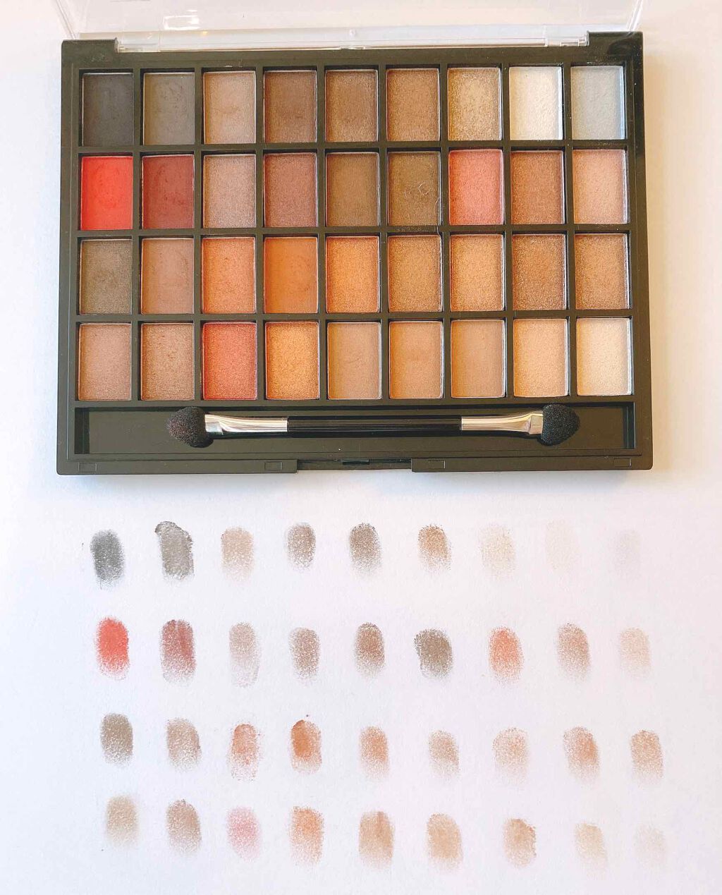 36カラーアイシャドウパレット/ドン・キホーテ/アイシャドウパレットを使ったクチコミ(2枚目)