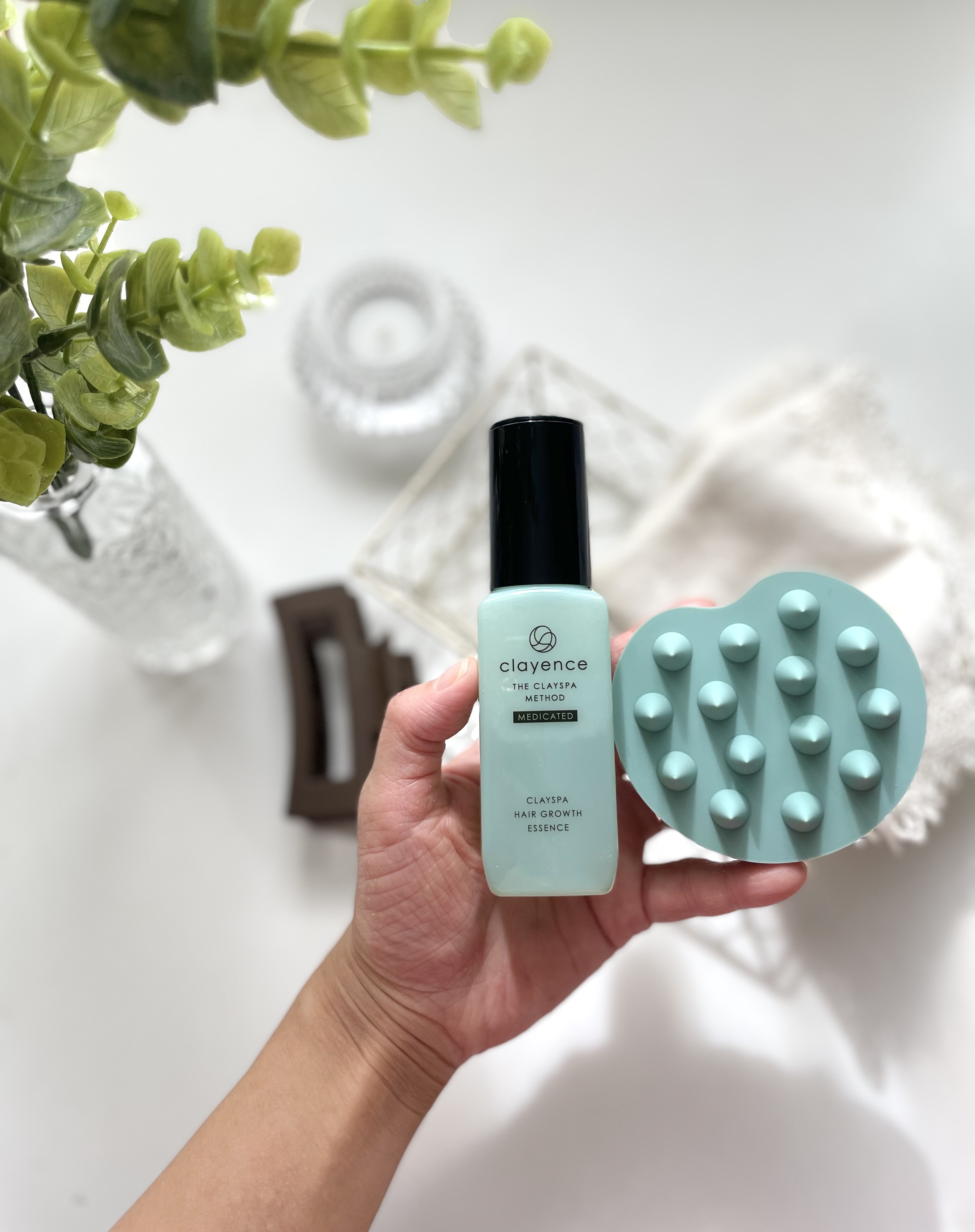 クレイスパ 薬用育毛刺 ヘアグロウ/clayence/頭皮ローションを使ったクチコミ（2枚目）