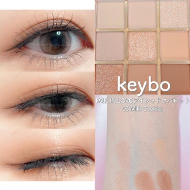 KEYBO FALL IN LOVE SHADOW PALETTE/keybo/アイシャドウパレットを使ったクチコミ（3枚目）