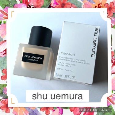 アンリミテッド ラスティング フルイド/shu uemura/リキッドファンデーションを使ったクチコミ（1枚目）