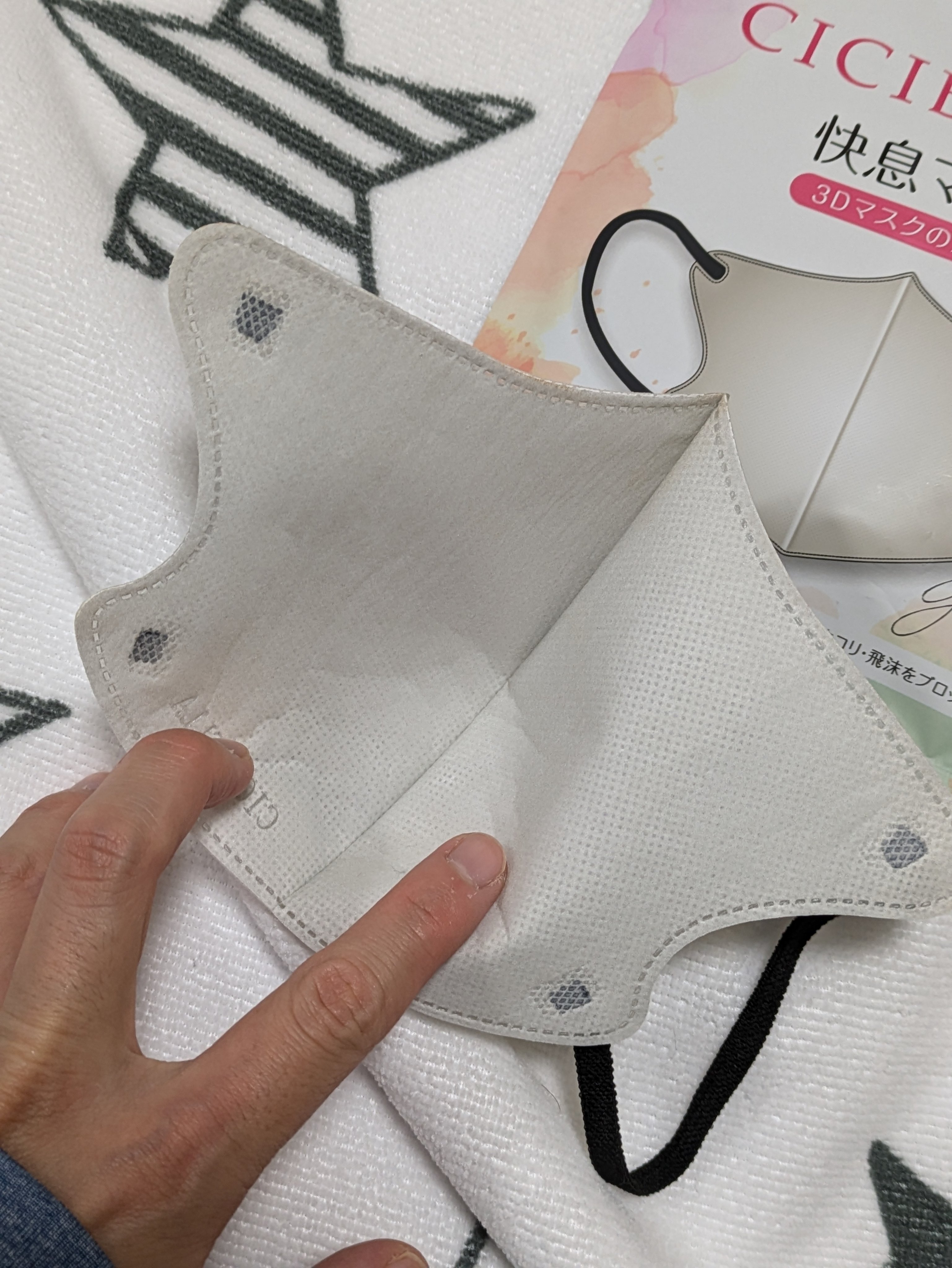 3D立体マスク/CICIBELLA/マスクを使ったクチコミ（3枚目）