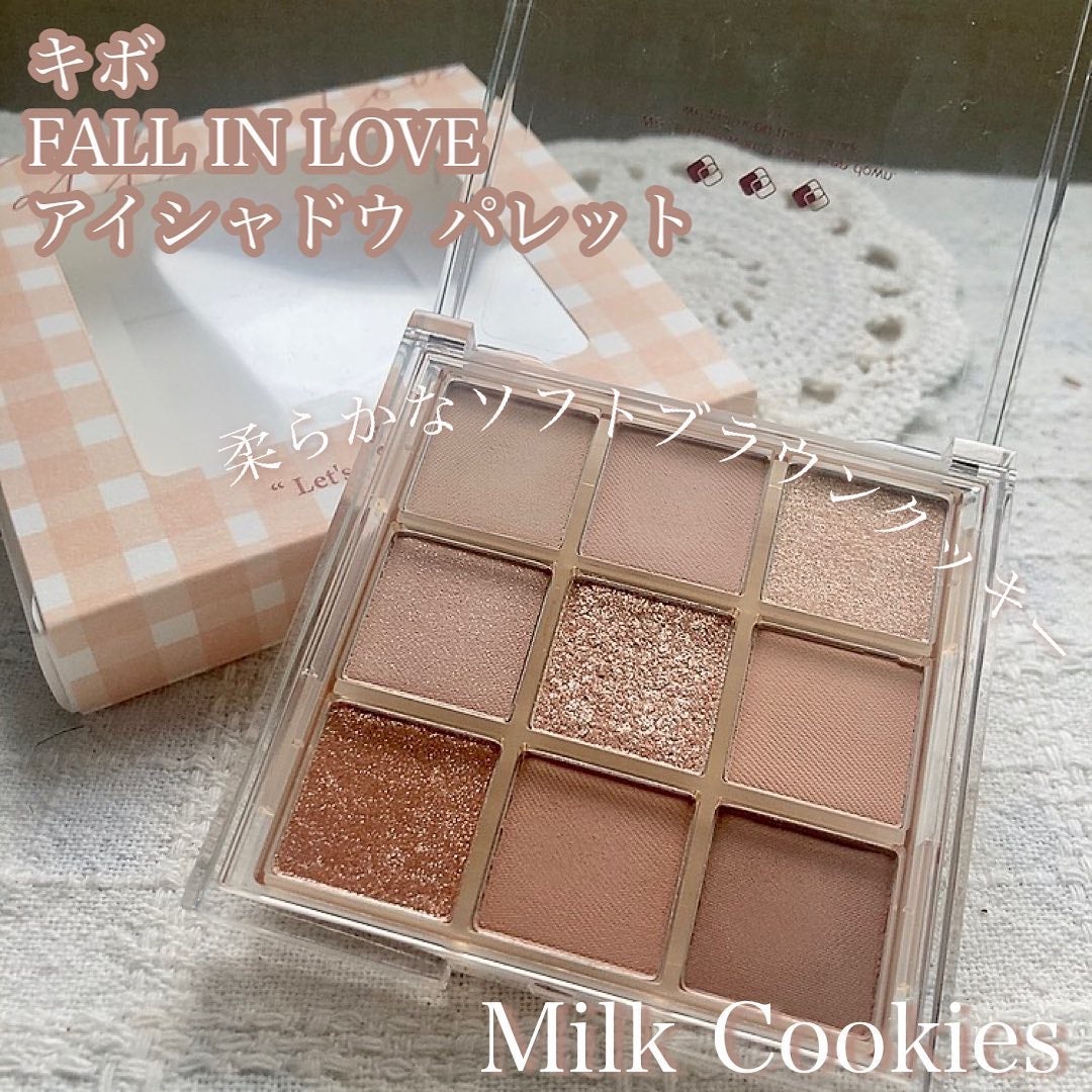 KEYBO FALL IN LOVE SHADOW PALETTE/keybo/アイシャドウパレットを使ったクチコミ(1枚目)
