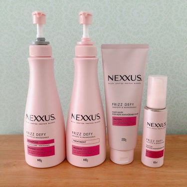 NEXXUS(ネクサス) スムースアンドマネージャブル シャンプー／トリートメントのクチコミ「うねり、くせ、広がりに悩みの方向け✨
毛先までまとまる髪の仕上がりが期待できるシリーズのシャン.....」（1枚目）