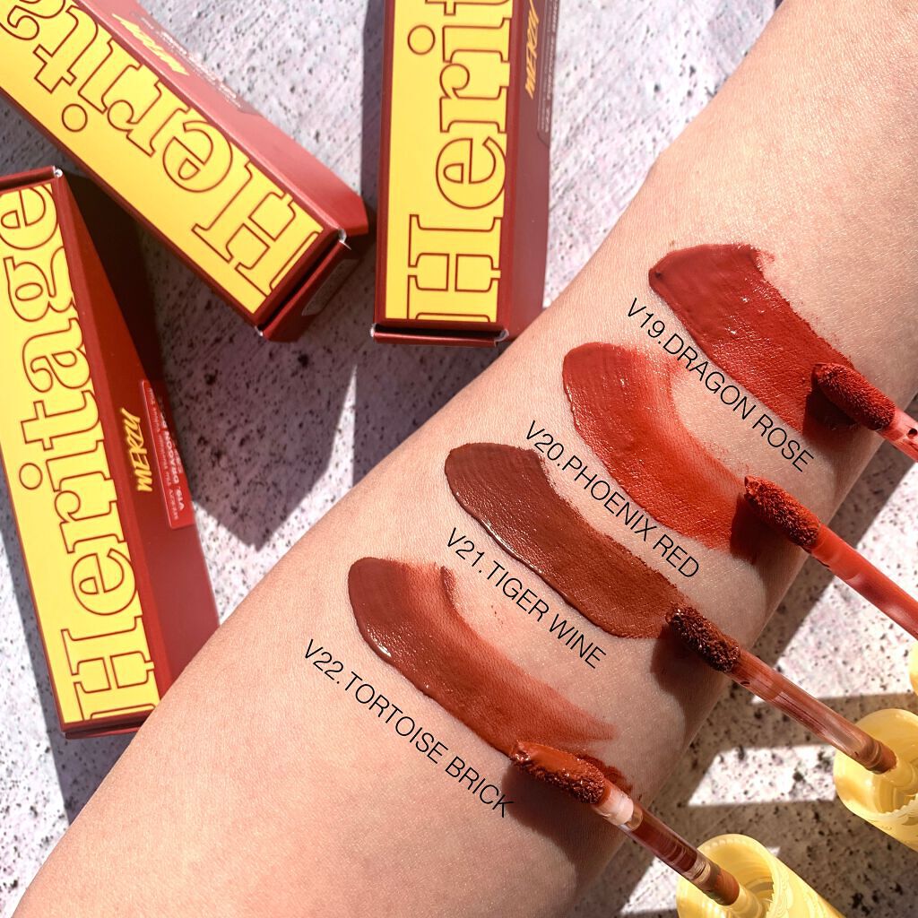 ザ ヘリテージ ベルベット ティント/MERZY/リップティントを使ったクチコミ(5枚目)