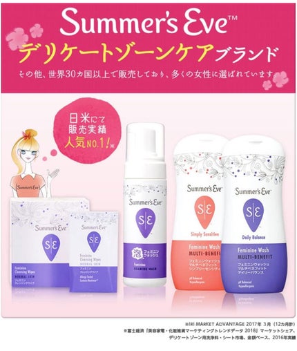 フェミニンウォッシュ マルチベネフィット デイリーバランス/Summer's Eve(サマーズイブ)/デリケートゾーンケアを使ったクチコミ(2枚目)