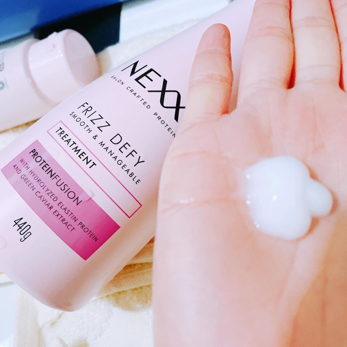 ネクサス スムースアンドマネージャブル 洗い流さないトリートメントオイル/NEXXUS(ネクサス)/ヘアオイルを使ったクチコミ（3枚目）