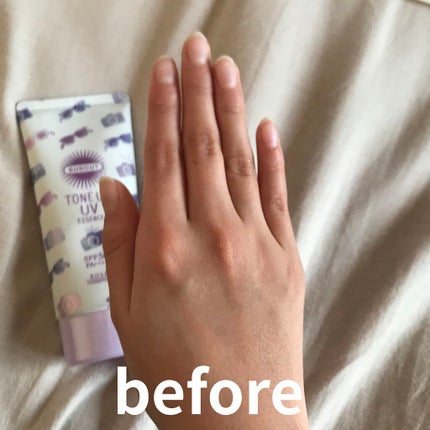 トーンアップUV エッセンス/サンカット®/日焼け止めローションを使ったクチコミ(5枚目)