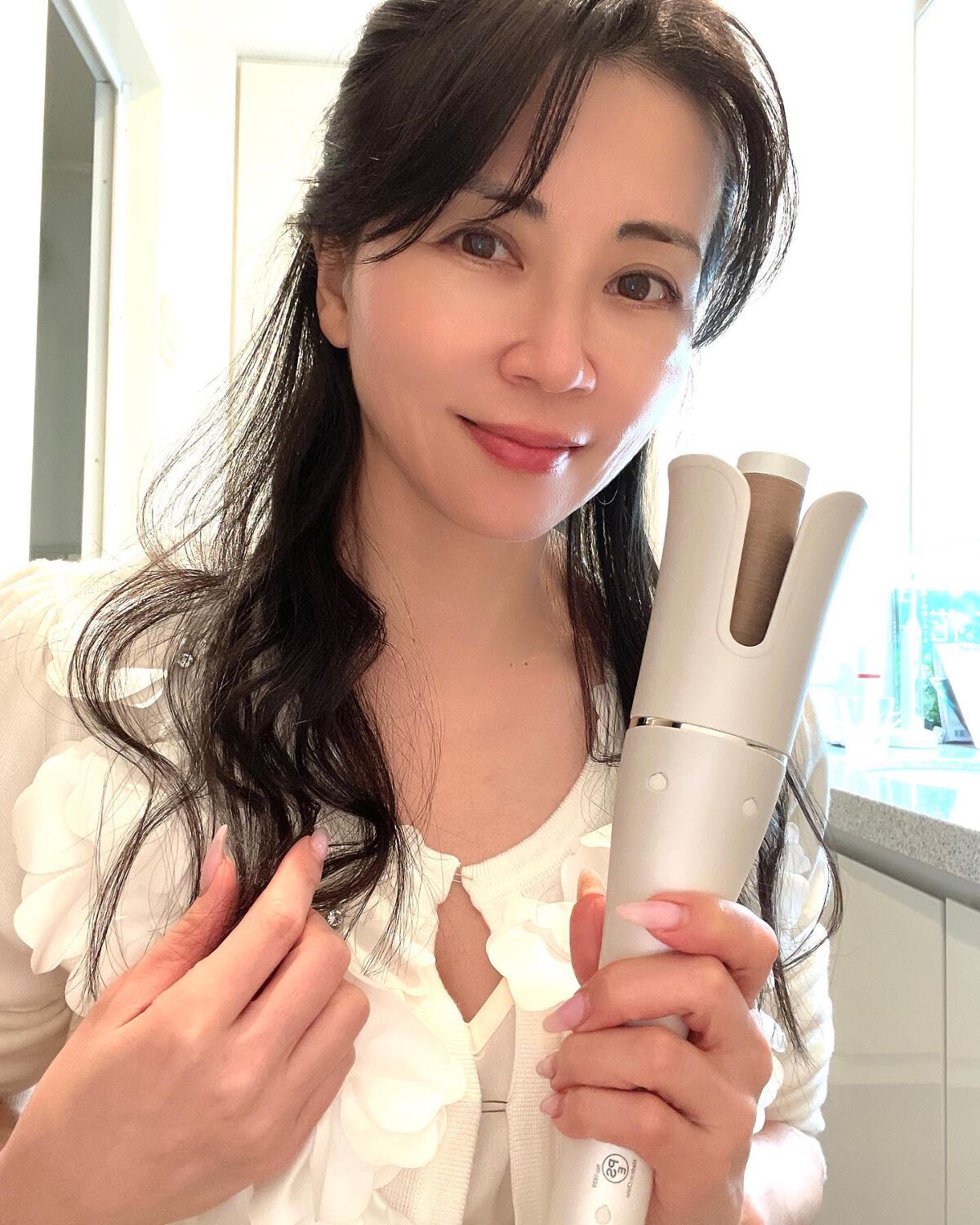 Shiho Arai on LIPS 「・・KINUJOのspin&curl使ってみました。不器用だか..」(1枚目)