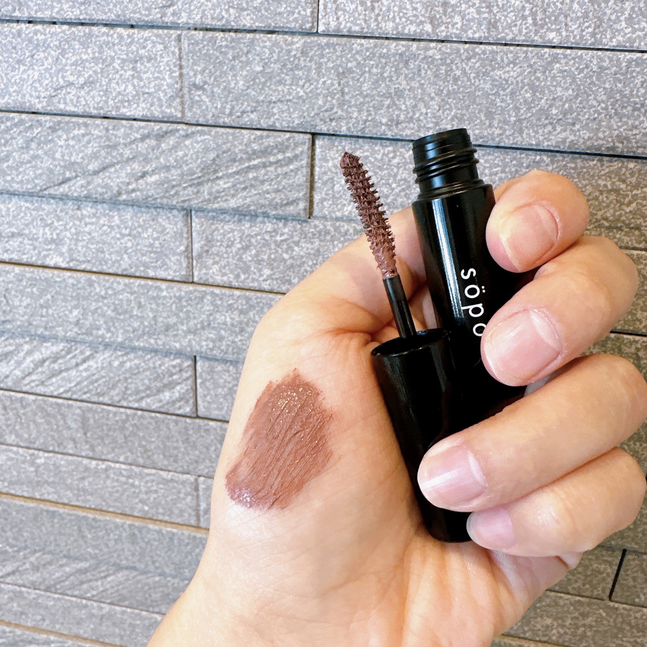 カラーマスカラ/sopo/マスカラを使ったクチコミ（3枚目）