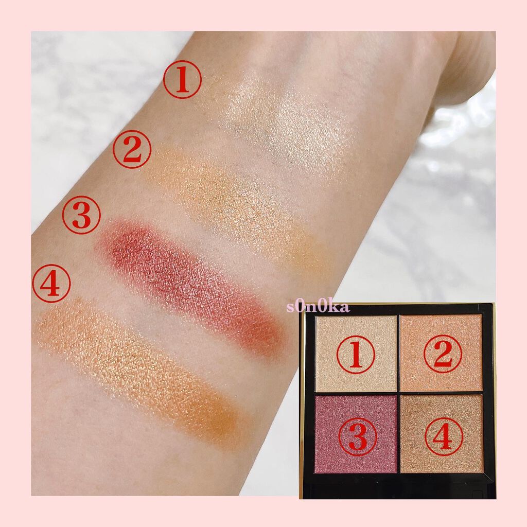 リアルクローズシャドウ/excel/アイシャドウパレットを使ったクチコミ(3枚目)