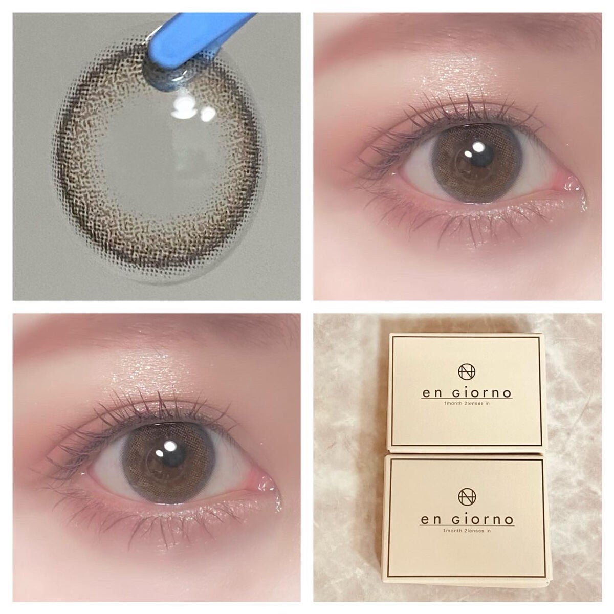 アンジョルノ/en Giorno/カラーコンタクトレンズを使ったクチコミ(1枚目)