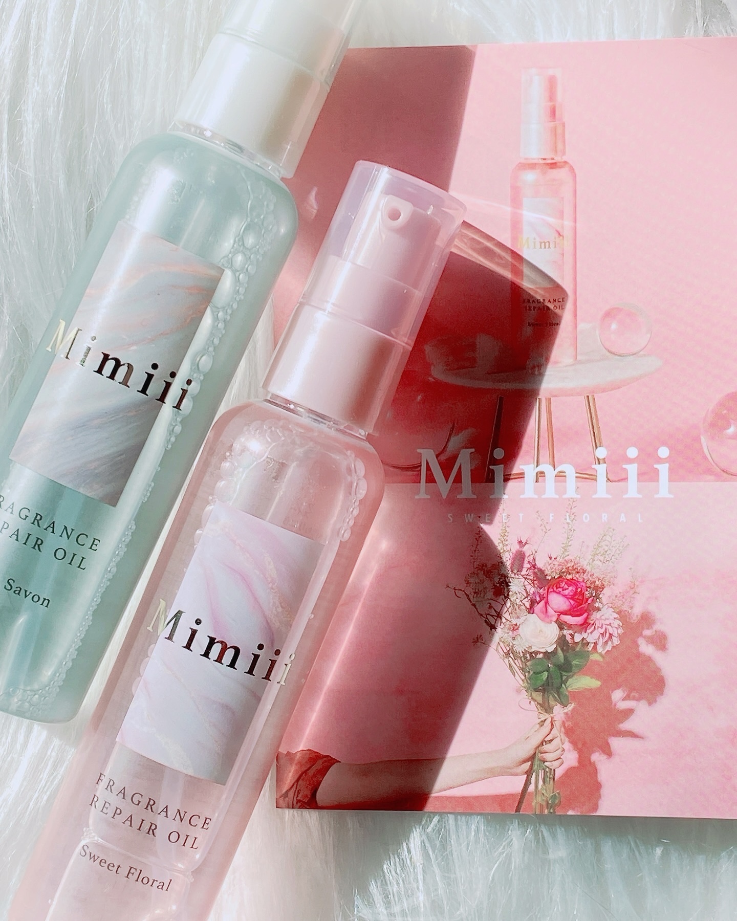 Mimiii フレグランスリペアオイル ピュアサボン/Cue's/ヘアオイルを使ったクチコミ（1枚目）