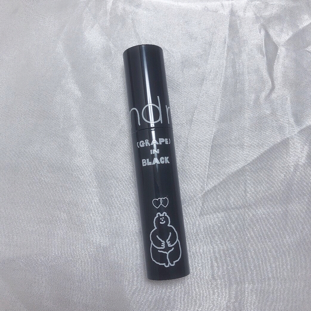 ジューシーラスティングティント 25 ベアグレープ（INAPSQUAREコラボ）/rom&nd/リップティントを使ったクチコミ（3枚目）